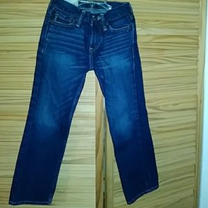 Boys Abercrombie dark denim jeans